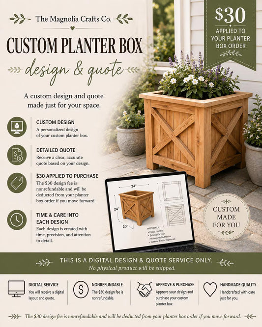 Custom Cedar Planter Design & Quote